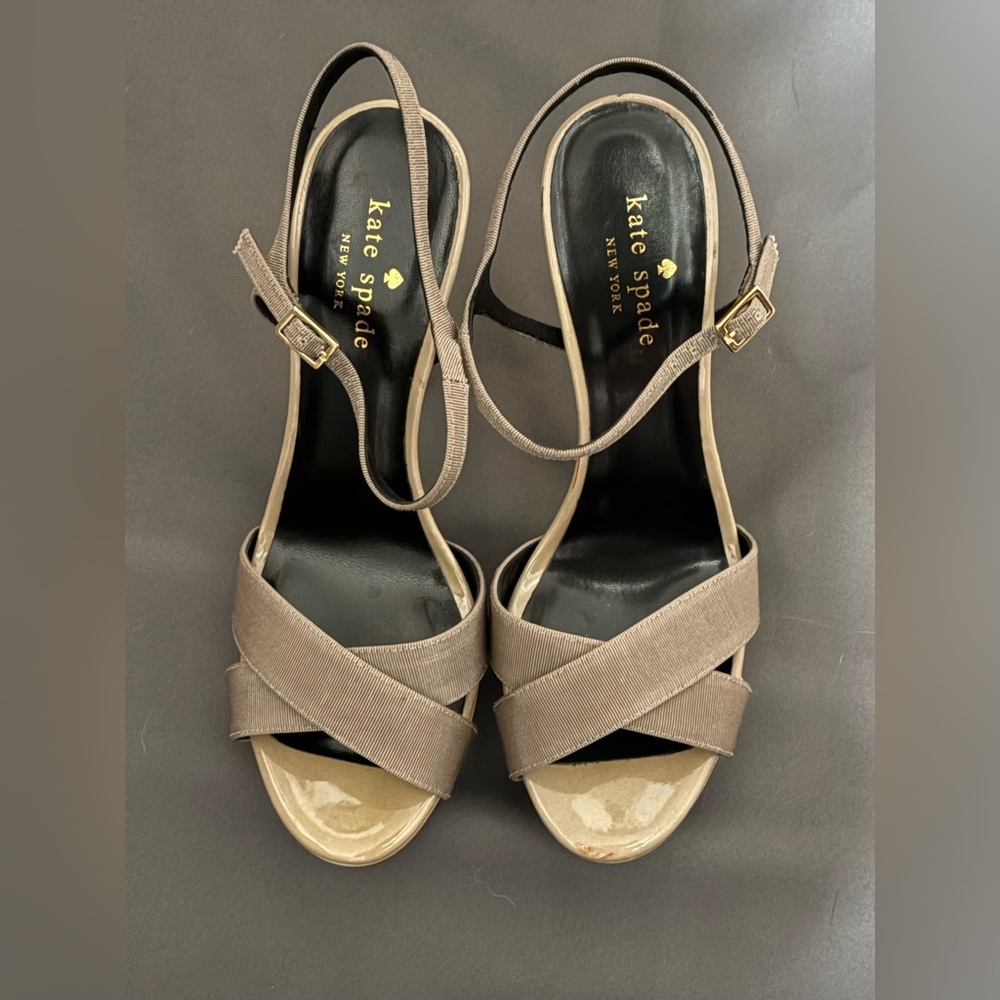 Kate Spade Brown Strappy Heels